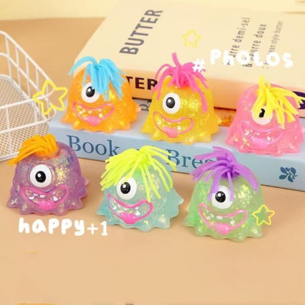 Kawaii Maltose Monster Klembar Silikone Til Børnefestgaver A2