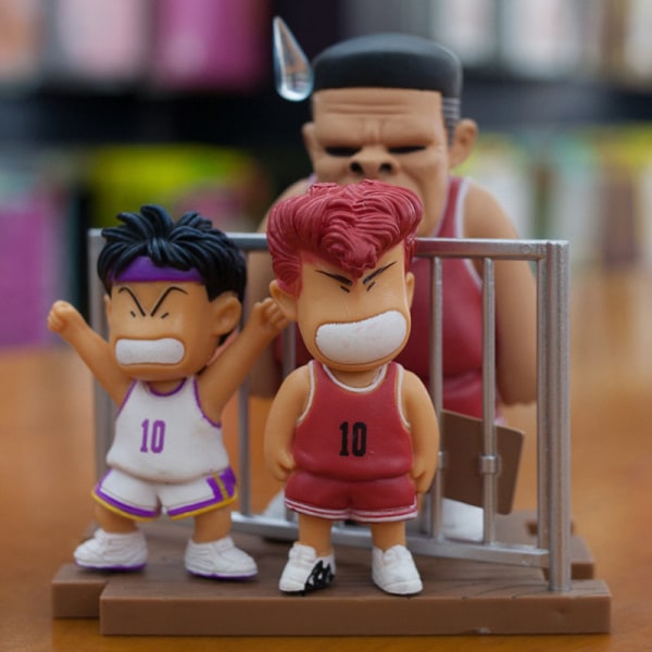 5-tyylinen anime SLAM DUNK Kaede Rukawa Figuuri Sakuragi Hanamichi F B