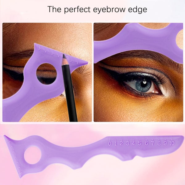 Eyeliner sjablonger Silikonmal Makeup Aid Tool Vippe-app StyleA  Blue