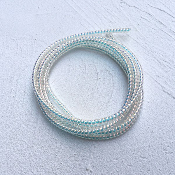 1,4m Fargetelefon Wire Cord Taubeskytter Fjærbeskyttelse Rop gold2