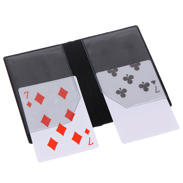 Lommebokkort vises med magiske triks Lommebok smelter med magnet C
