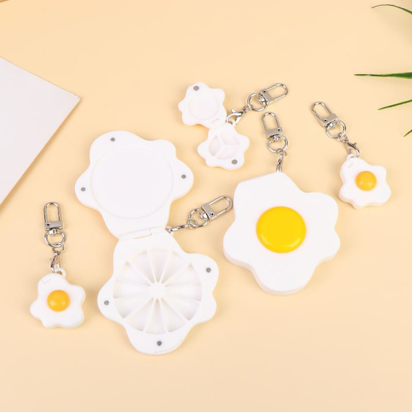 Bærbar tom akvarelpalet e Poached Egg Styling Nøglering 24grids 0.48ml each