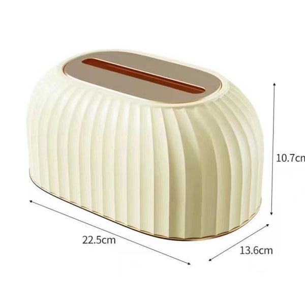 Tissue Box Servietholder Container Automatisk Lifting Tissue Box Yellow
