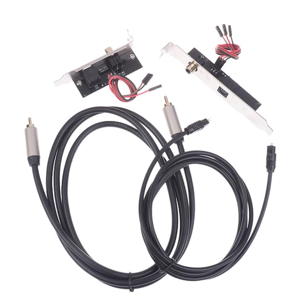 Optisk fiber koaksial digitalt lydkort med kabel DAC DTS Dec 01