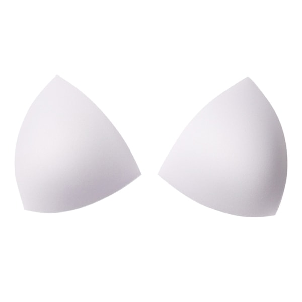 Baddräkt Vaddering Inserts Foam Triangel Sponge Pads Bröst BH White Triangle