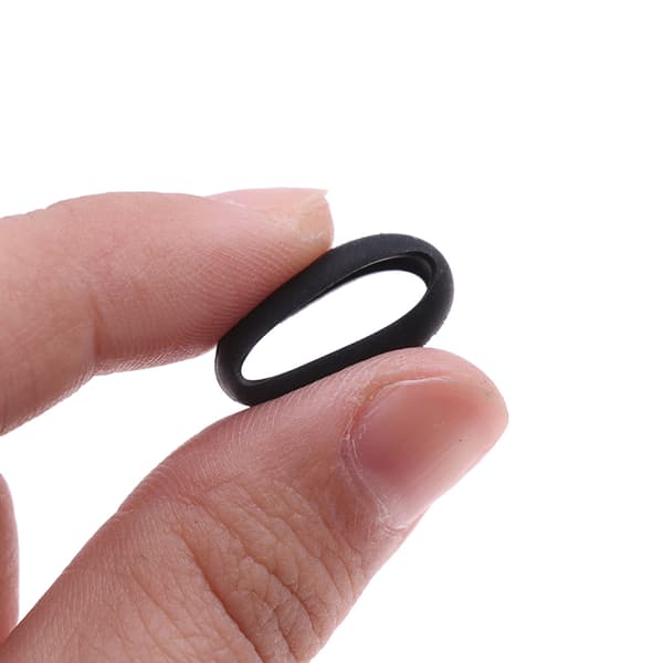 10 stk Flate øretelefoner Silicon Rubber Ring Case Fleksibel øretelefon