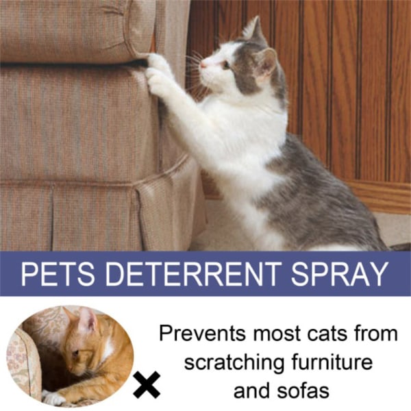 50ml Pet Scratch Avskrekkende Spray Cat Anti Scratch Furniture Sof