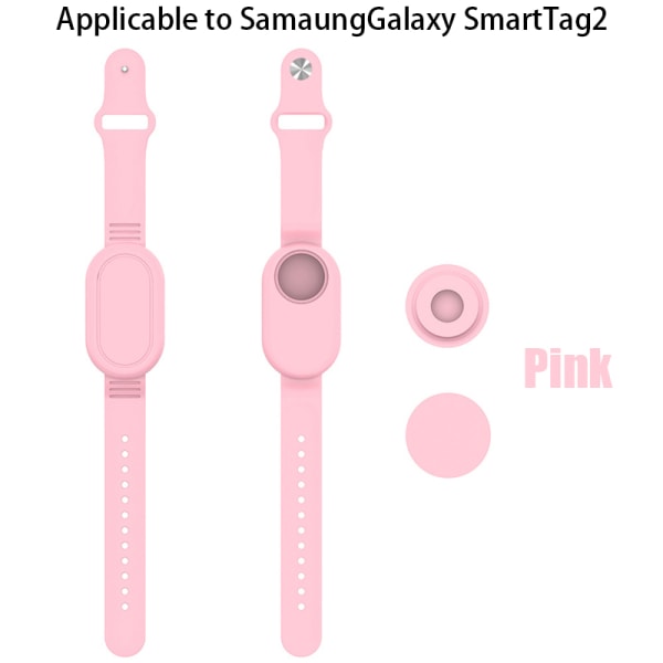 Case Galaxy SmartTag 2:lle pehmeä silikonihihna rannerengas Protec A4