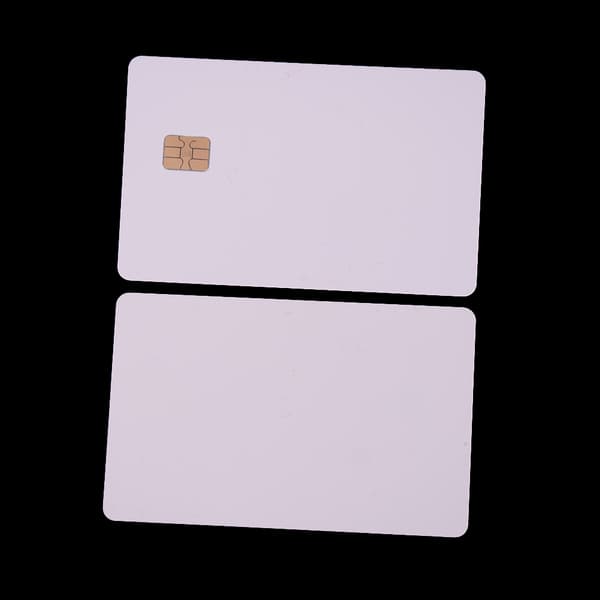 Nya 5 st ISO PVC IC med SLE4442 Chip Blank Smartkort Kontakt 0 0