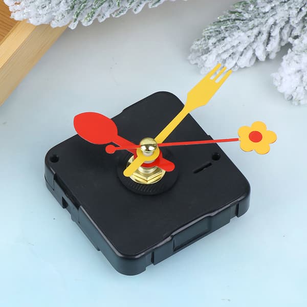 e Quartz Clock Movement Kit Spindel Mekanism Delar Flower Folk