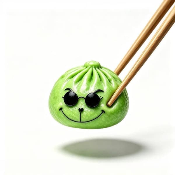 Grön Dumpling Sensorisk Leksak Långsam Återhämtning Dekompression Leksak A1