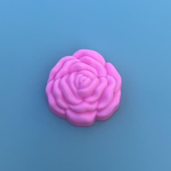 Blomst Silikone Lysform DIY Håndlavet 3D Rose Sæbe Gips R