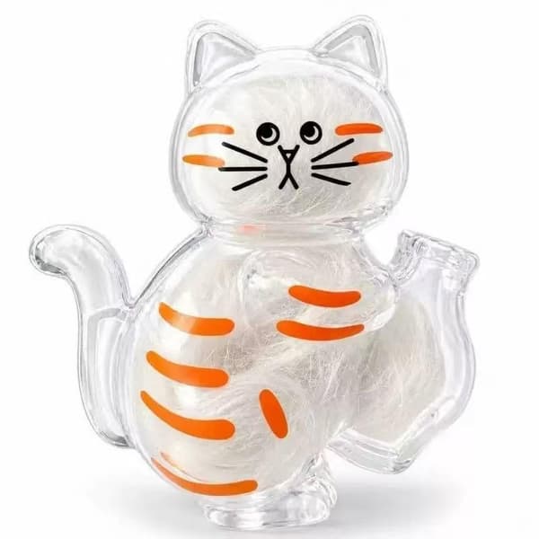 1 Transparent kattkylskåp med magnetisk sug kattpäls St A
