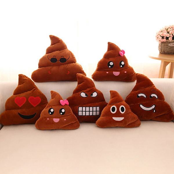 Poop Plysj utstoppet dukke leketøy Julebarn gaver Strange Po A7