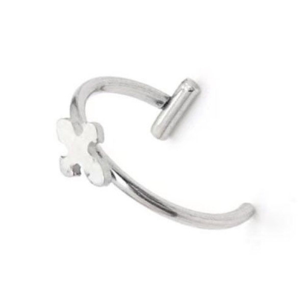 1 Stk Rustfrit Stål Næse Ring Bøjle Septum Ringe C Clip Lip Rin A3