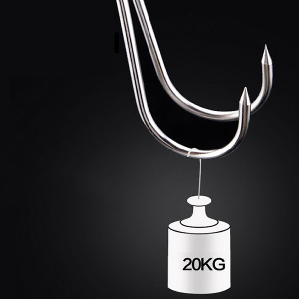 20 STK S-formet kjøttkrok Heavy Duty Slakter Hoo i rustfritt stål 15cm