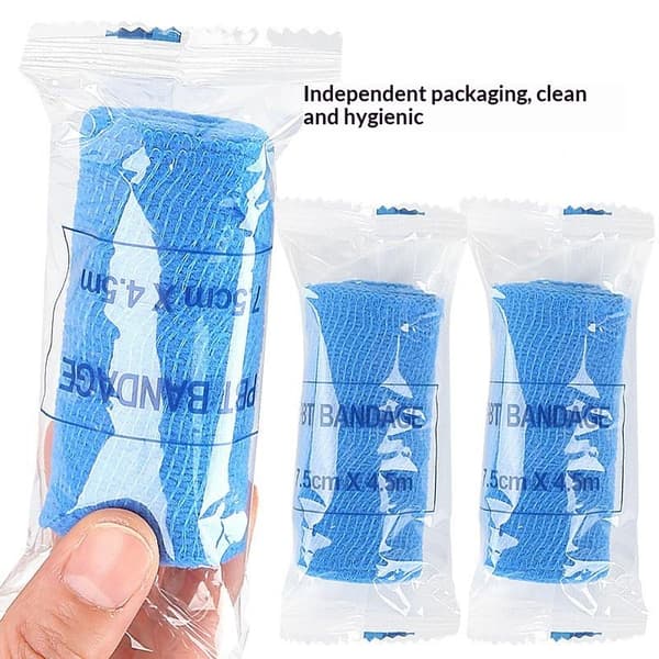 Elastisk Bandage Gazeindpakning Åndbar Kompression Rullet Stræk B2