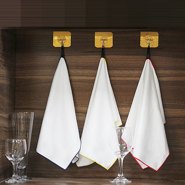 Mikrofiberkluter for rengjøring av bilhjem Glasskaraffer Vinn Red 30×30cm
