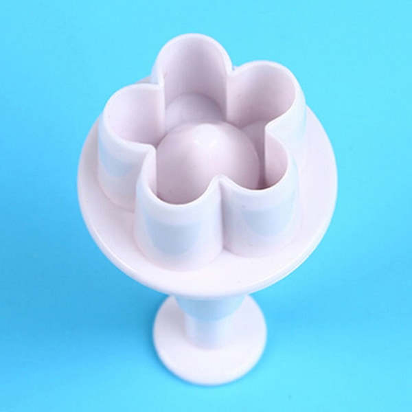 4 st/set DIY bakform blomma form 3D kakformar kexformar