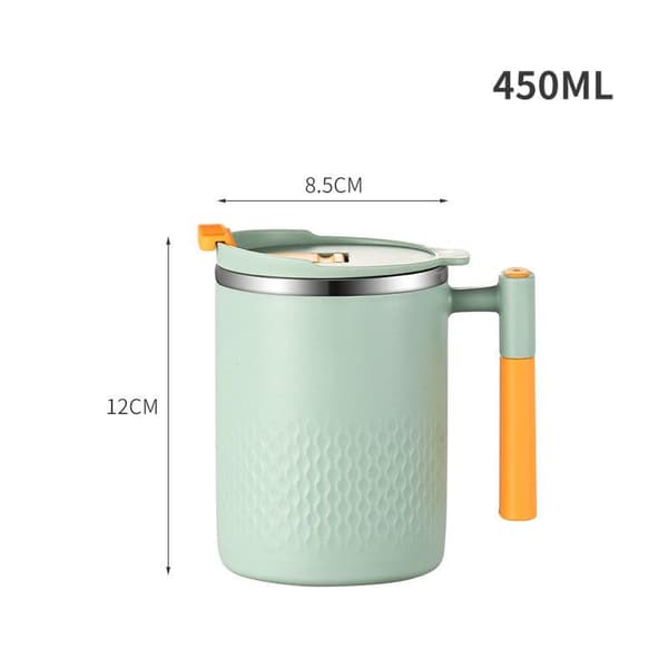 450ML 304 Rustfrit Stål Kaffekrus Rejse Kontorkrus Til Kaffe Green