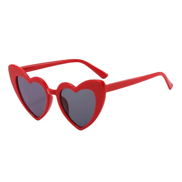 Uudet Naisten Sexy Eye Love Heart aurinkolasit Retro Big Frame Perso Red