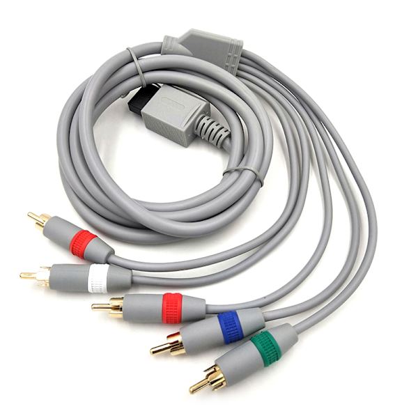 1,8m 5 RCA-kabel for Nintendo Wii-kontrollkonsoll o Video AV