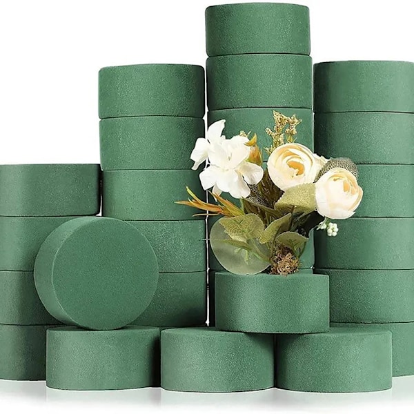 Oasis Våd Skum Cylindre Blomster Mud Blomsterskum Mursten DIY Flori A2