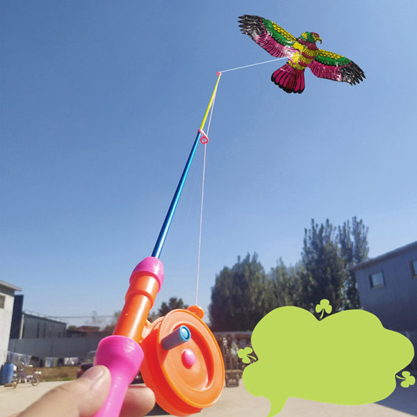 (Kun drager)Minidrager som flyr for barn 3d pocket kite dynam A12