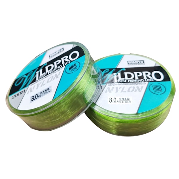 Gennemsigtig nylonline 200 meter Taiwan fiskestang Høj-S transparent 3