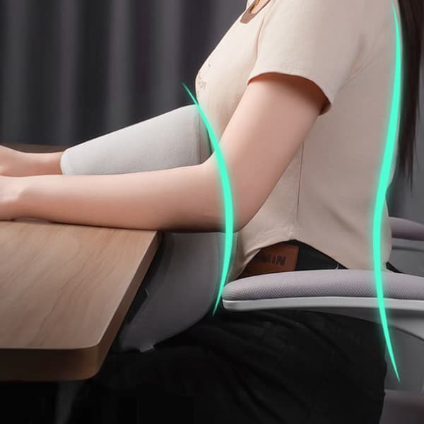 Rejsepude U-formet ren memory foam nakkepude til fly Black