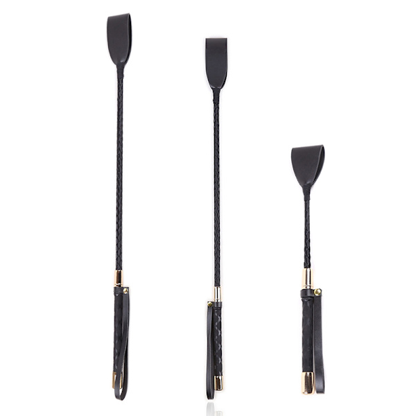 Riding Crop Slitesterk ridetrening PU-skinn Lettvekt 60cm