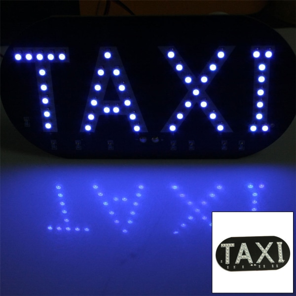 Hot Sale Taksiohjaamon tuulilasi Tuulilasikyltti LED-taksivalo Blue