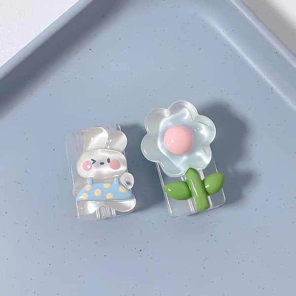 2 st Kawaii tecknad skydd Anti-brott Sött set för skydd A5