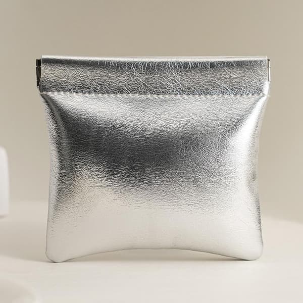 Supercool Liten Silverplånbok Bärbar Datakabel Förvaringsväska 2
