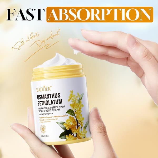 SADOER 300g Osmanthus-tuoksuinen Vaseliini Kosteuttava Voide Iholle