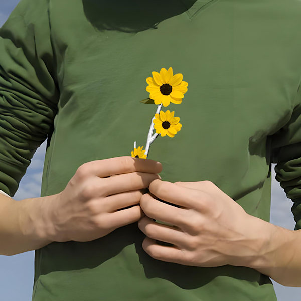 Blomsterbrosch i grenform B