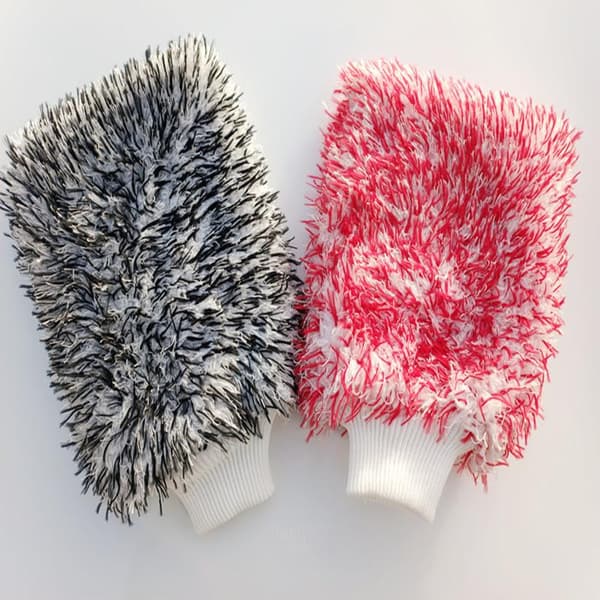 1 st plysch biltvättsvante mikrofiber tjocka biltvättsvantar A4