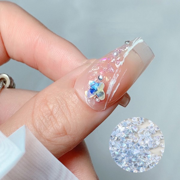1 Box Multi-Shapes Nail Art Sparkle strassit Shiny Crystal N F