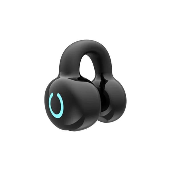 Trådløs Bluetooth Enkeltøre Knogleledning Clip-øre Høretelefon Black