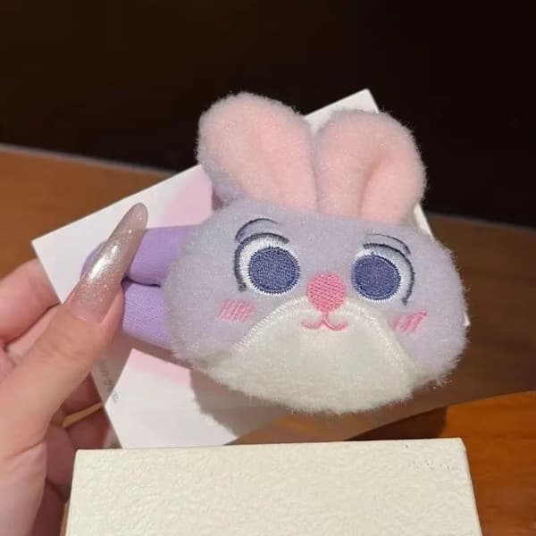 e Tecknad Zootopia Nick Judy Hårspännen För Flickor Vinter Fluffig A3
