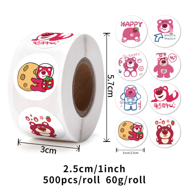 500 Stickers / Volume e Cartoon Stickers KT Cat Star Pacha Dog A5