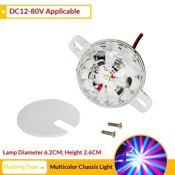 DC 12-80V 8W LED Strobelys Undervognslys Hjælpebremse 1