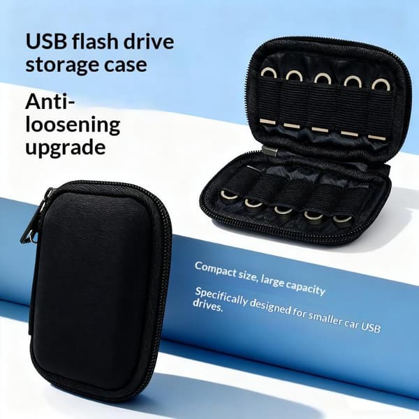 USB Flashdrev Etui Opbevaringsetui Holder Opbevaringstaske USB Flash 1PCS