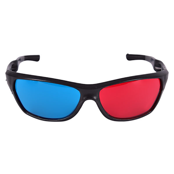 Kehys Punainen Sininen 3D-lasit Dimensional Anaglyph Movie Game D Black 80*58*35CM