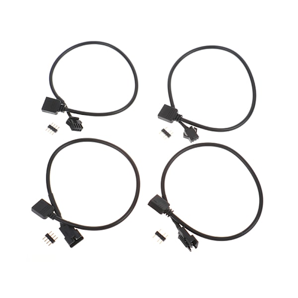 Emolevyn RGB-sovittimen muunnoskaapeli 5V 3Pin / 12V 4Pin Led 4P Male