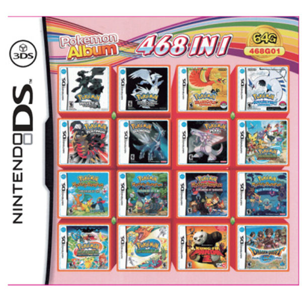 Kokoelma pelikasettikortti Nintendos DS 3DS 2DS Superille F