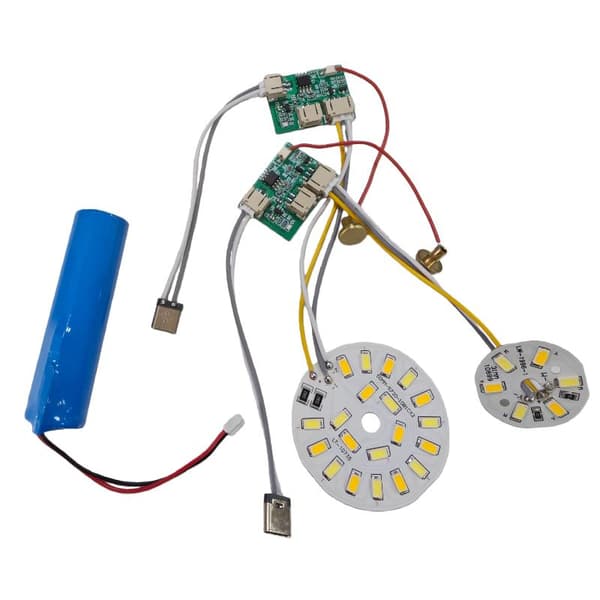 1 sett 5V lyskilde LED-lyspanel dimmekontroller fjernkontroll 6W tricolor light