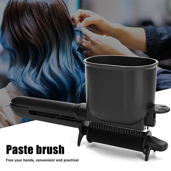 Frisørcreme Farveapplikator Professionel 2-i-1 Farvning Black