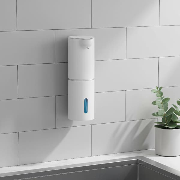 Kontaktfri skumsåpdispenser med sensor White