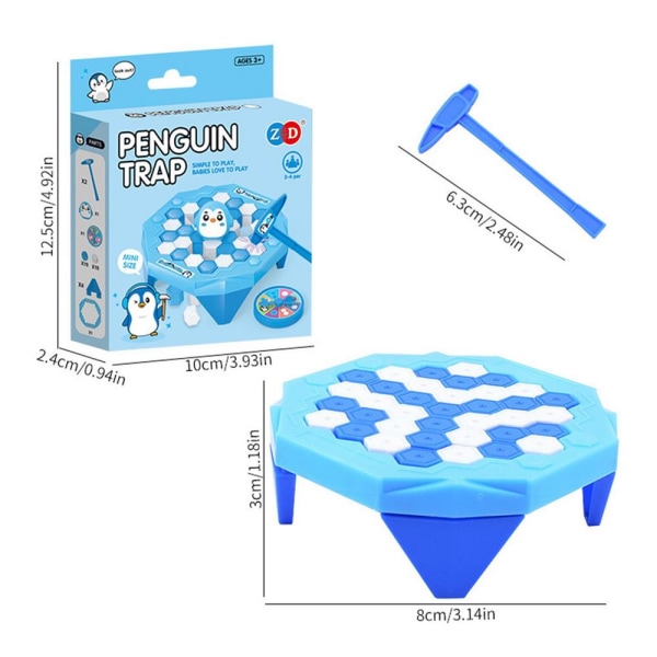 Ice Breaking Game Toy Ice Breaker Game Barneforelesning blue